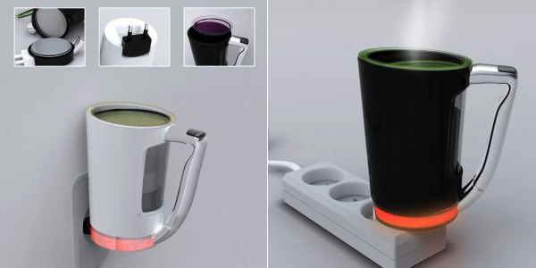 Чашка с подогревом Plug Cup питается от розетки