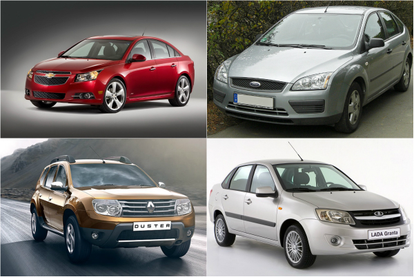 Обзор самых популярных в России автомобилей за 2013 год