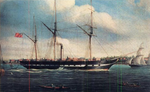 Один из первых трансатлантических лайнеров - Royal William