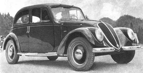 Fiat 1500: первый аэродинамический кузов