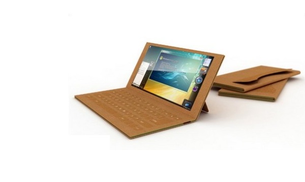 Ноутбук с картонным корпусом