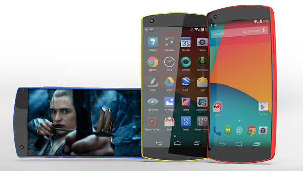 Nexus 6 оснащен 5,2-дюймовым дисплеем