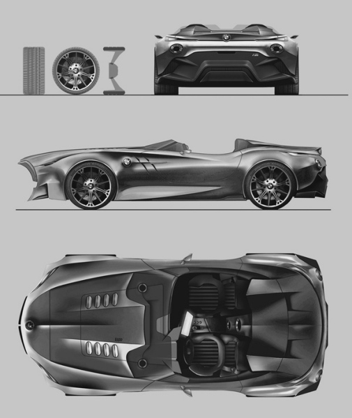 Дизайн концепта BMW Rapp