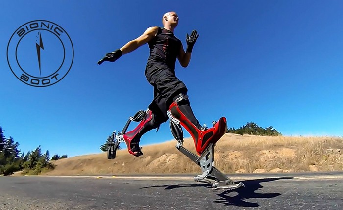 Страусиные ноги. Bionic Boots – необычные ботинки, которые позволят вам разогнаться до 40 км/ч