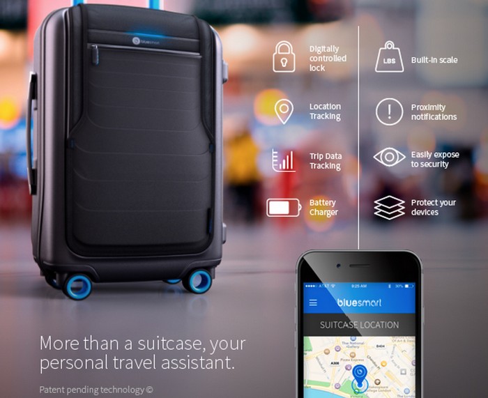 Bluesmart – умный чемодан для продвинутых путешественников