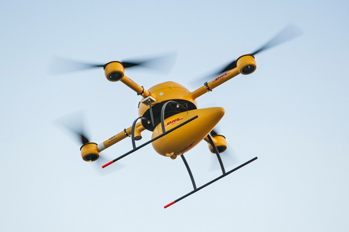 Почтовый беспилотник Parcelcopter 2.0 от DHL