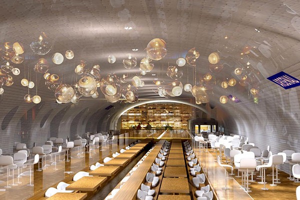 Бассейн, театр и ресторан: будущее заброшенных станций Парижского метро. Источник фото: nkmparis.fr