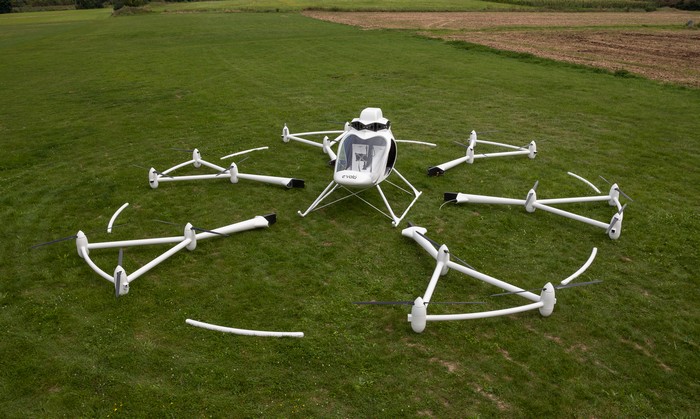 Volocopter – вертолет с управлением, как у игрушечного мультикоптера