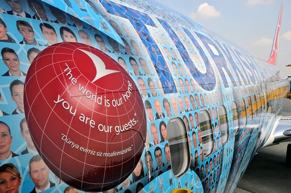 17 тысяч сотрудников на самолете Turkish Airlines