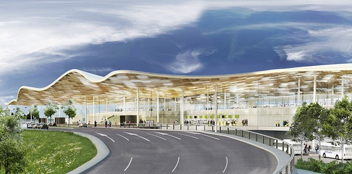 Новый терминал аэропорта в Риге для авиакомпании AirBaltic