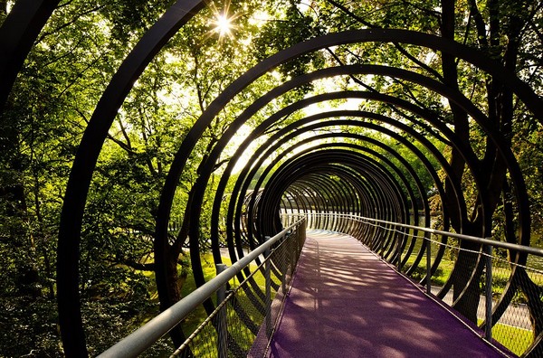 Спиральный мост Slinky Springs To Fame. Источник фото: architecture.kupitedom.com