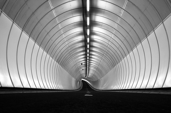 Подводный тоннель для велосипедистов. Источник фото: flickr.com
