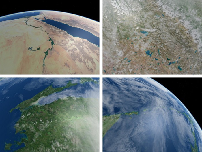 Фотографии, сделанные спутником SkyCube с орбиты Земли