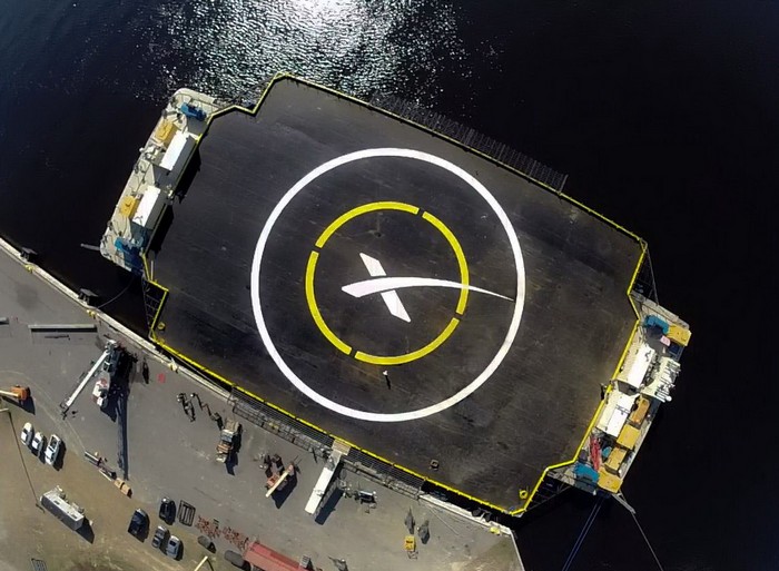 Плавающий космодром от компании SpaceX