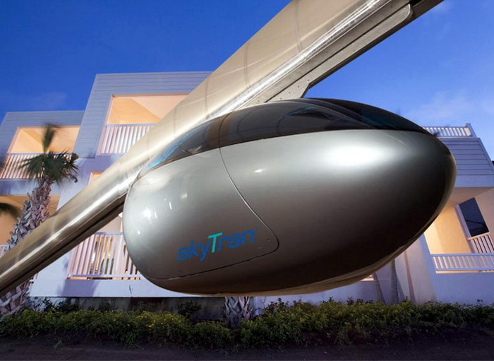 SkyTran – воздушная железная дорога на магнитной подушке