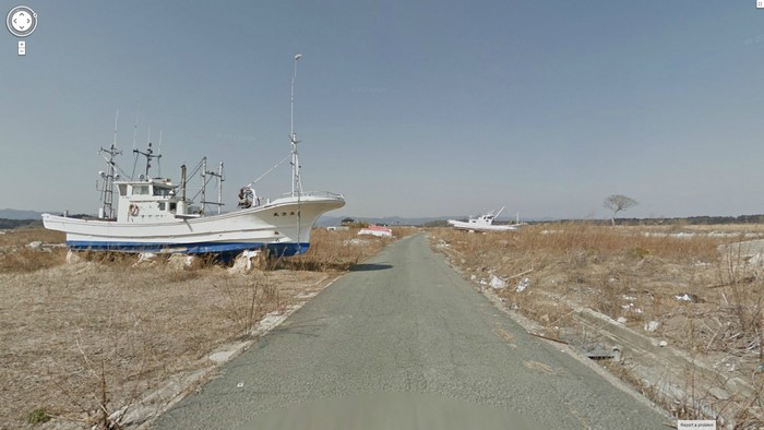 Фукусима и окрестности – японская зона отчуждения на Google Street View