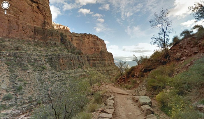 Большой каньон реки Колорадо на Google Street View