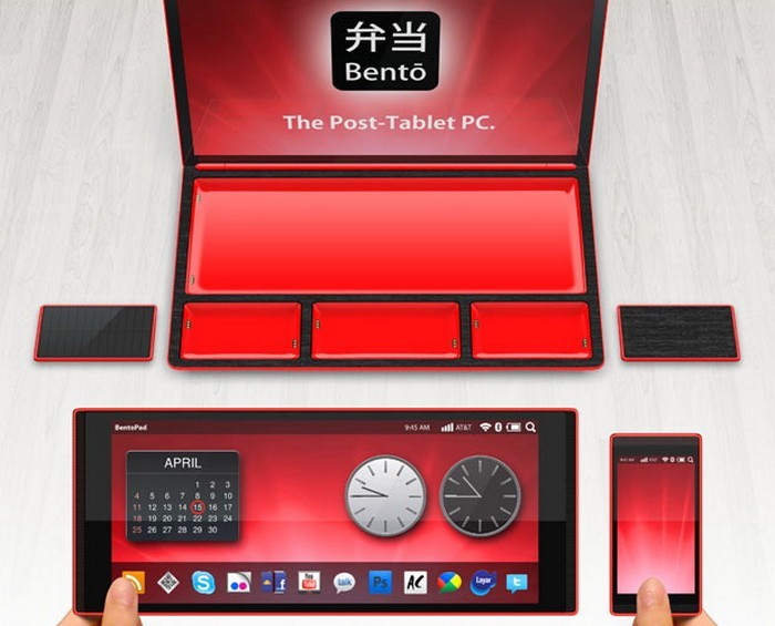 Bento – модульный ноутбук с клавиатурой на базе планшета