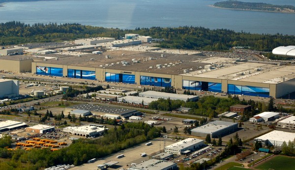 Boeing Everett Factory. Самый большой завод
