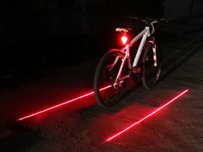 Лазерная велосипедная дорожка