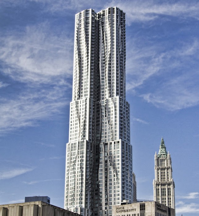 Унесенные ветром: небоскреб в Нью-Йорке от Фрэнка Гери