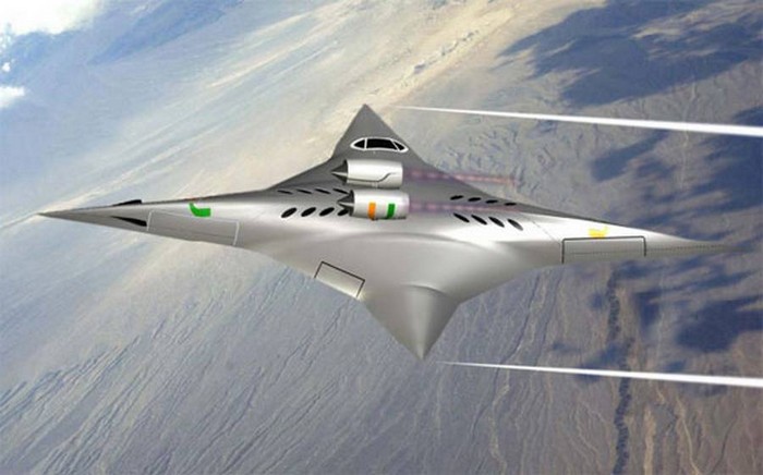 Революционный самолет Supersonic Bidirectional Flying Wing
