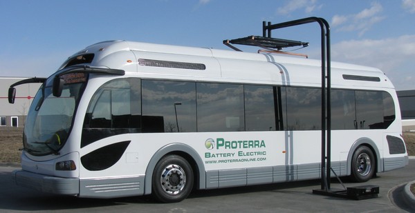 1100 километров в день на электрическом автобусе Proterra EcoRide