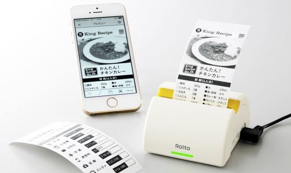Принтер Rolto для распечатки изображения на экране смартфона