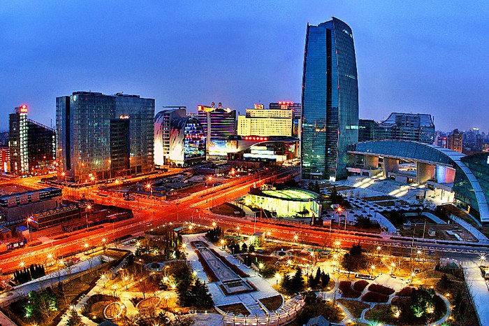Офисные зданий в китайском технопарке Чжунгуаньцунь