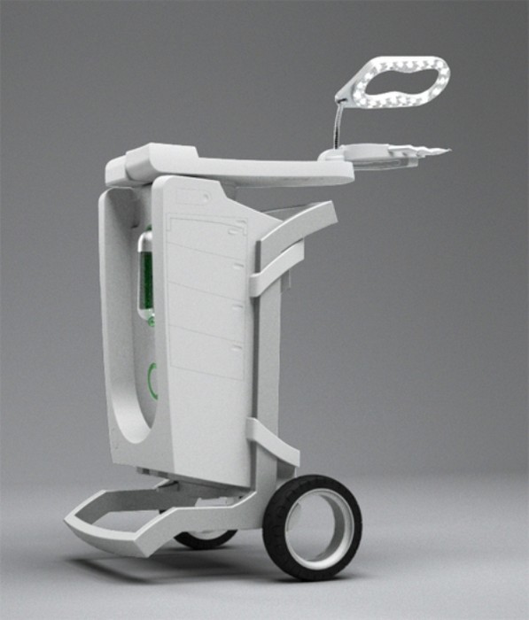 Dentris – мобильная бор-машина для визитов к старикам и инвалидам