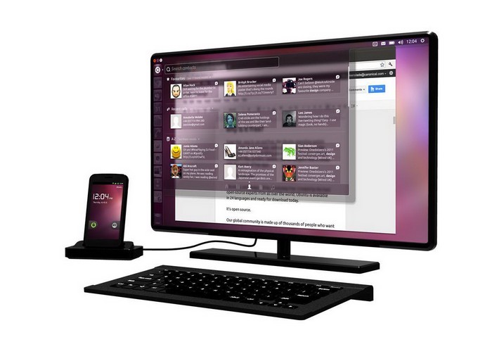 Ubuntu for Android - система, которая позволяет превратить смартфон в системный блок компьютера