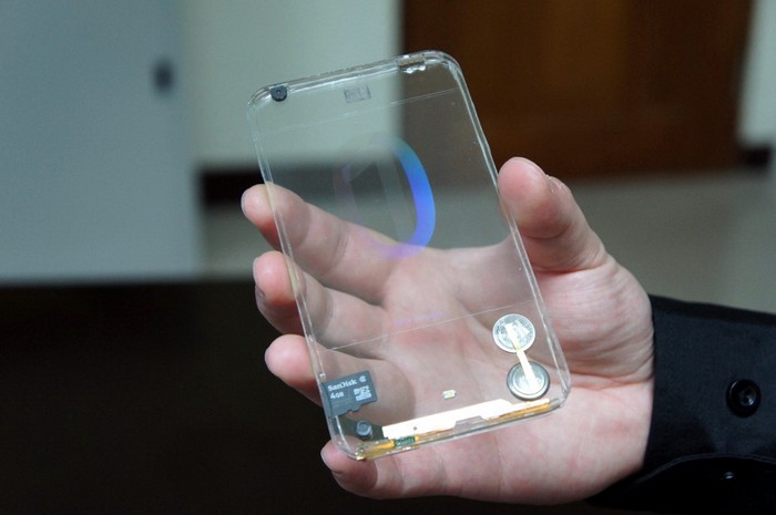 Прозрачный смартфон от Polytron Technologies