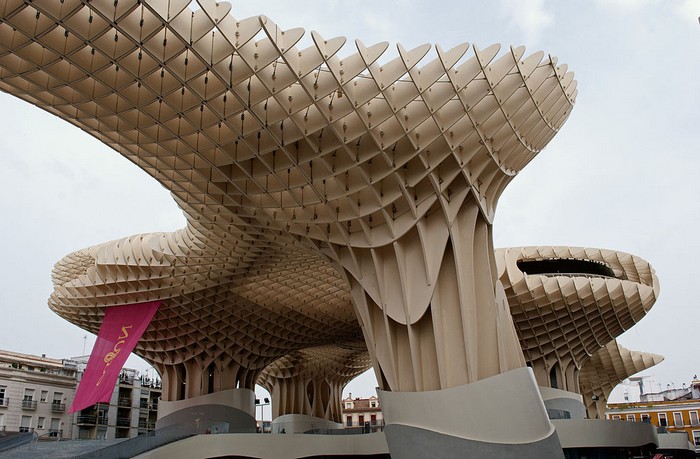 Metropol Parasol – гигантские деревянные зонтики в Севилье