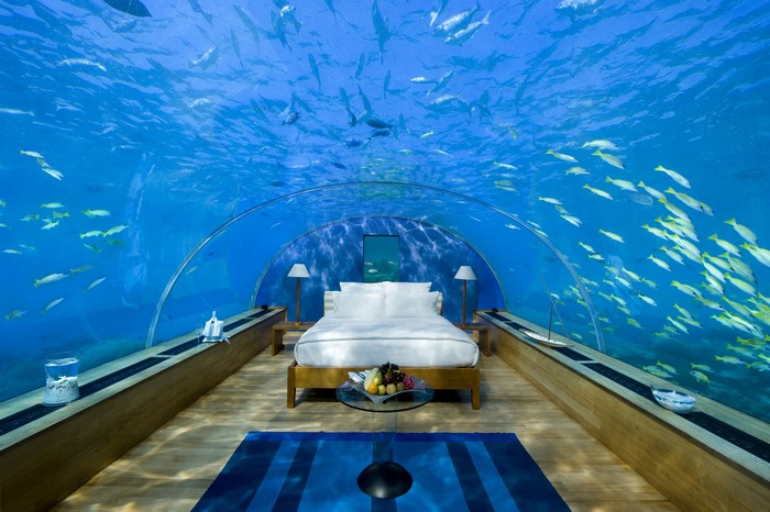 Подводный отель Conrad Maldives Rangali Island Hotel