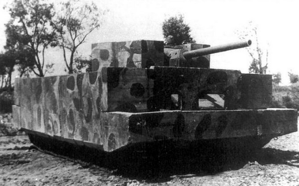 Т-34 с бетонной броней