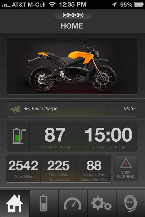 Zero Motorcycles App – мобильное приложение для управления мотоциклом