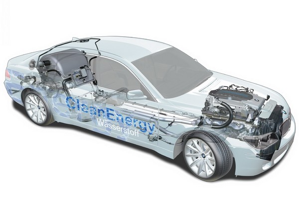 BMW Hydrogen 7 - автомобиль с водородно-бензиновым двигателем