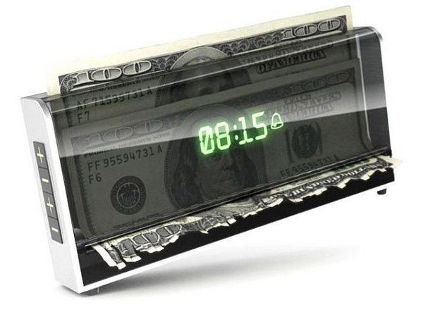 Shredder Clock – часы, которые уничтожают деньги