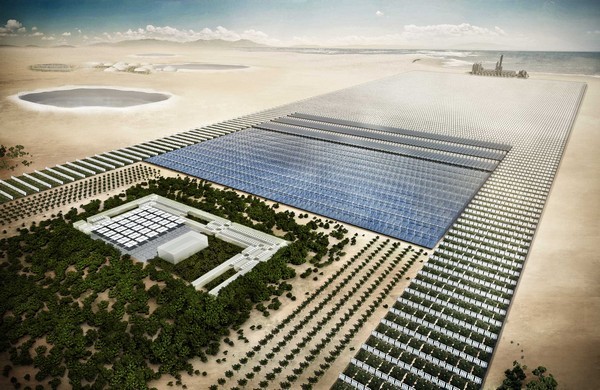 Sahara Forest Project – солнечные электростанции размером с пустыню