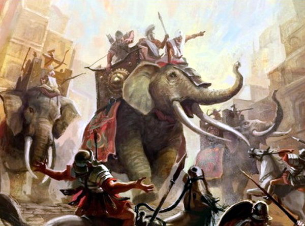 Боевые слоны Ганнибала. Источник фото: dokonline.com