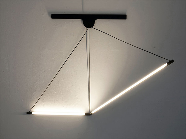 Тонкий модульный светильник от Geoffroy Gillant.