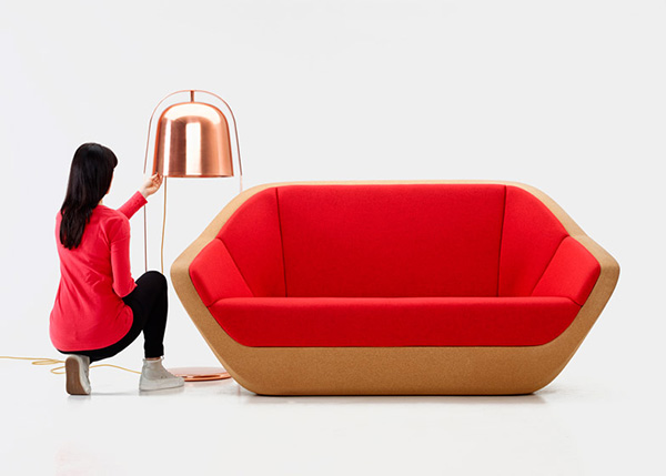 Модель дивана от Lucie Koldova.