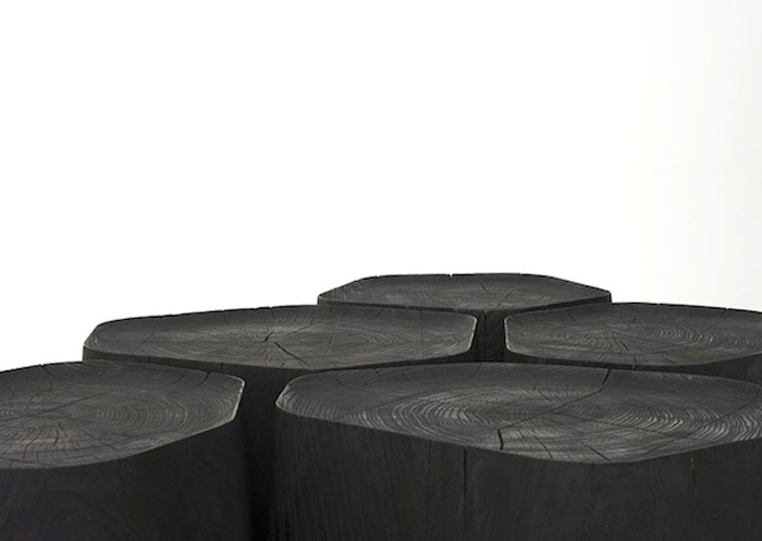 Столы из черного дуба от Normal Studio.