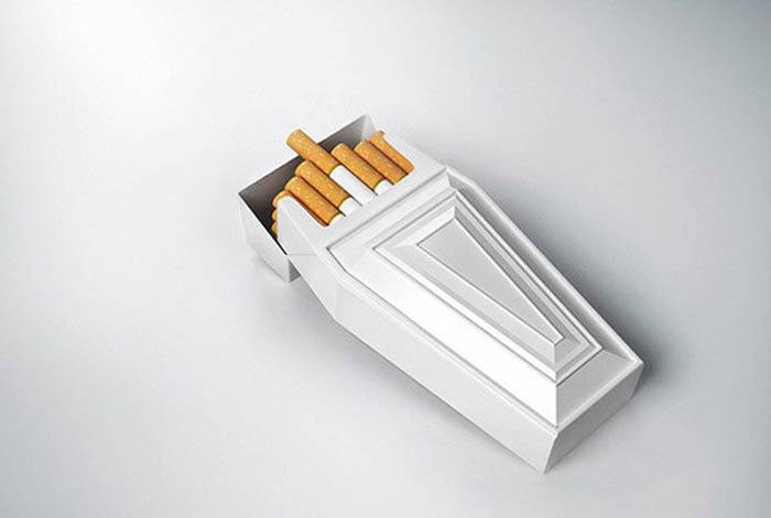Портсигар для тех, кто хочет бросить курить.