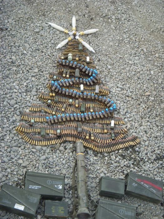 Необычная рождественская елка.