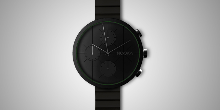 Наручные часы от компании Nooka: модель Ночь.
