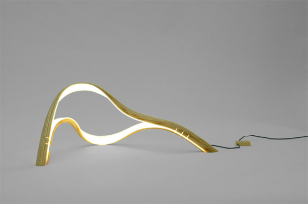 Дизайнерские светильники из древесины от John Procario.