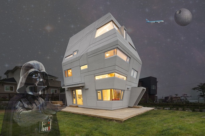 «The Starwars house». Экстерьер.