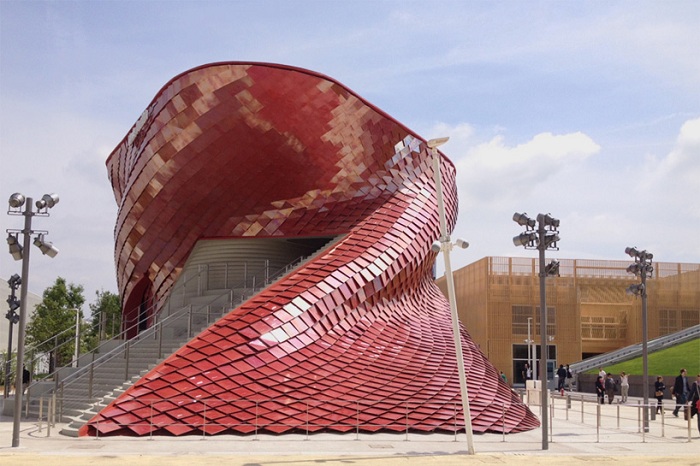 The Vanke Pavilion - павильон для выставки Expo-2015.