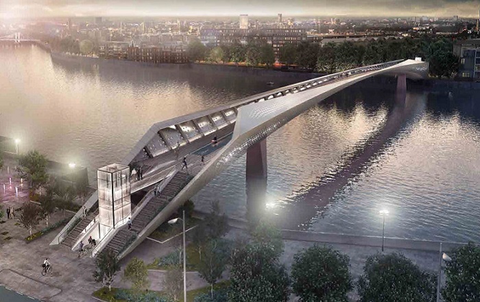 Проект будущего моста через Темзу.